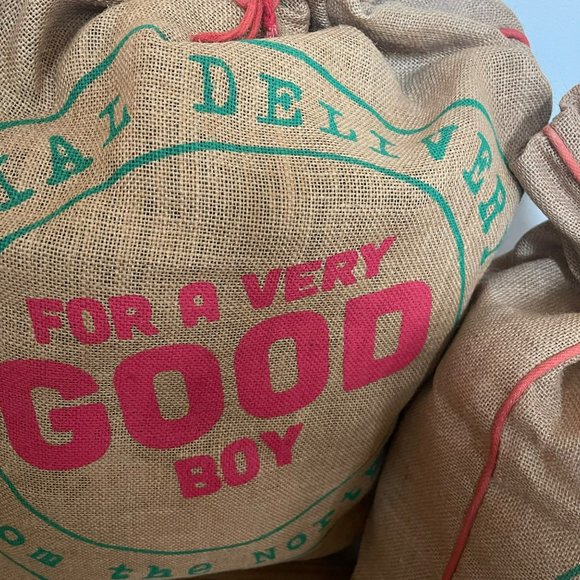 Christmas Decor Santa Bags - Super Cute! Seasonal Holiday Decor - Picture 7 of 7